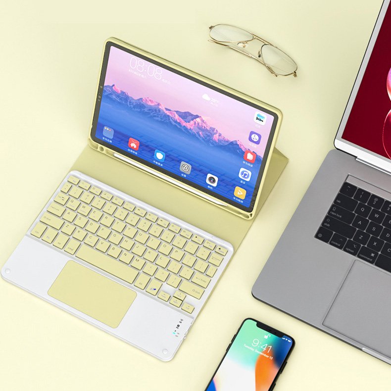 2024 trackpad Wireless Keyboard With Touch Mouse Pad Small Computer Keyboard Touchpad Mini Portable PC Keypad