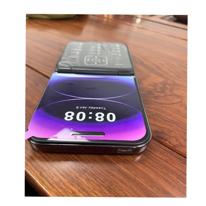 Wholesale 4G Elder Flip Mobile Phone Dual Screen Big Battery Big Button Cellphone Feature Keypad Flip Phone With SOS
