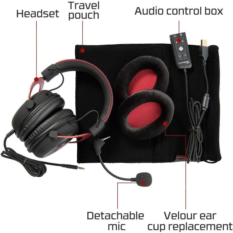 HyperX Cloud 2 4P5M0AA Red Wire gaming headset bluetooth headset gaming pc gaming earphones headsets with mic