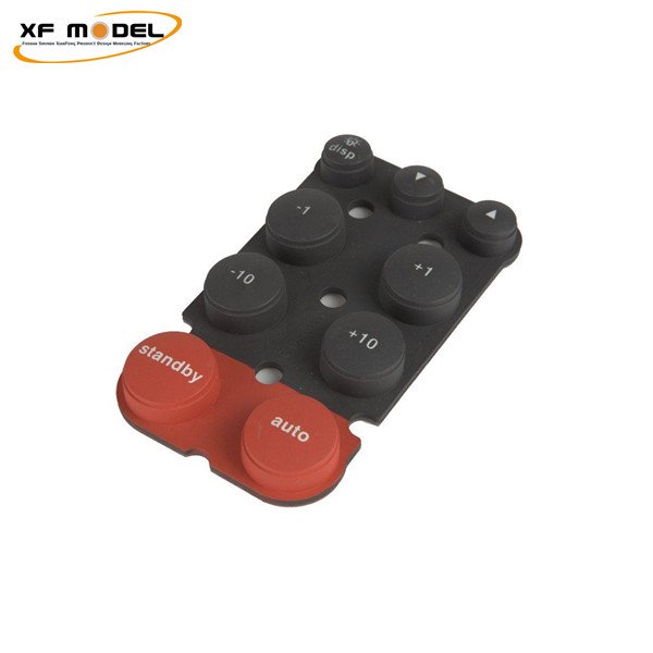 Custom Made Plastic Silicone Button Rubber Keypad Shell Rapid Prototype Mould for mobile phone