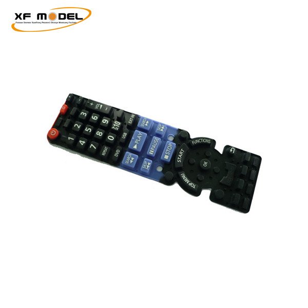 Custom Made Plastic Silicone Button Rubber Keypad Shell Rapid Prototype Mould for mobile phone