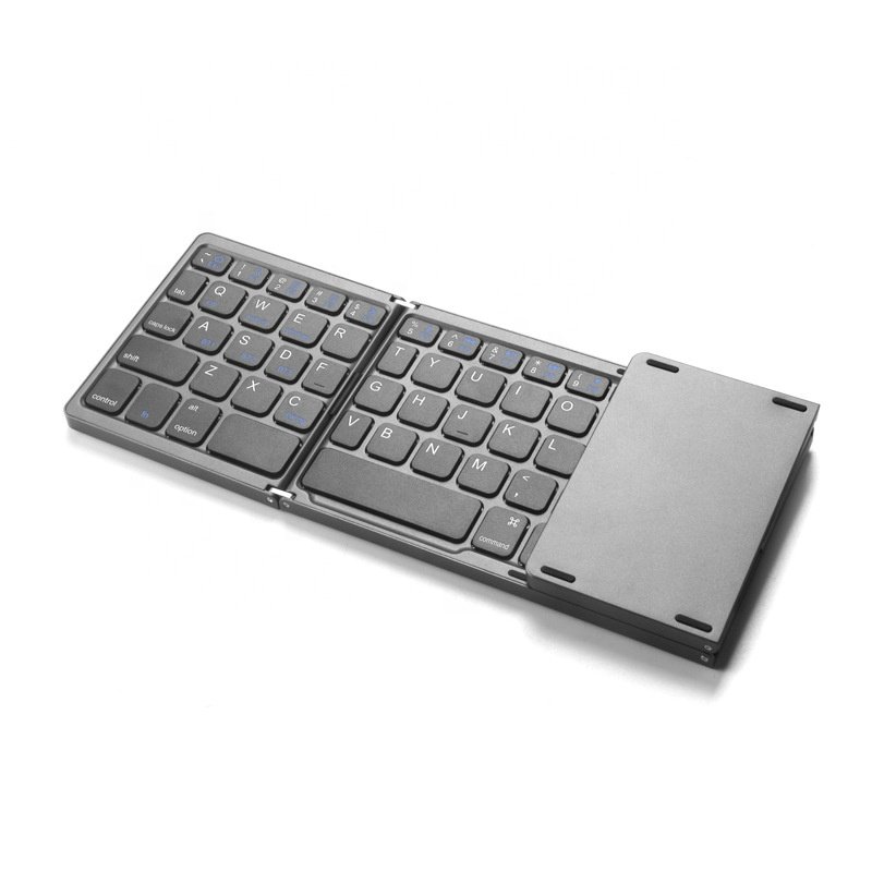 B089 Mini Keyboard Numeric Keypad Foldable Wireless Full Size Ultra Slim Folding Keyboard for Tablet Laptop mobile phones