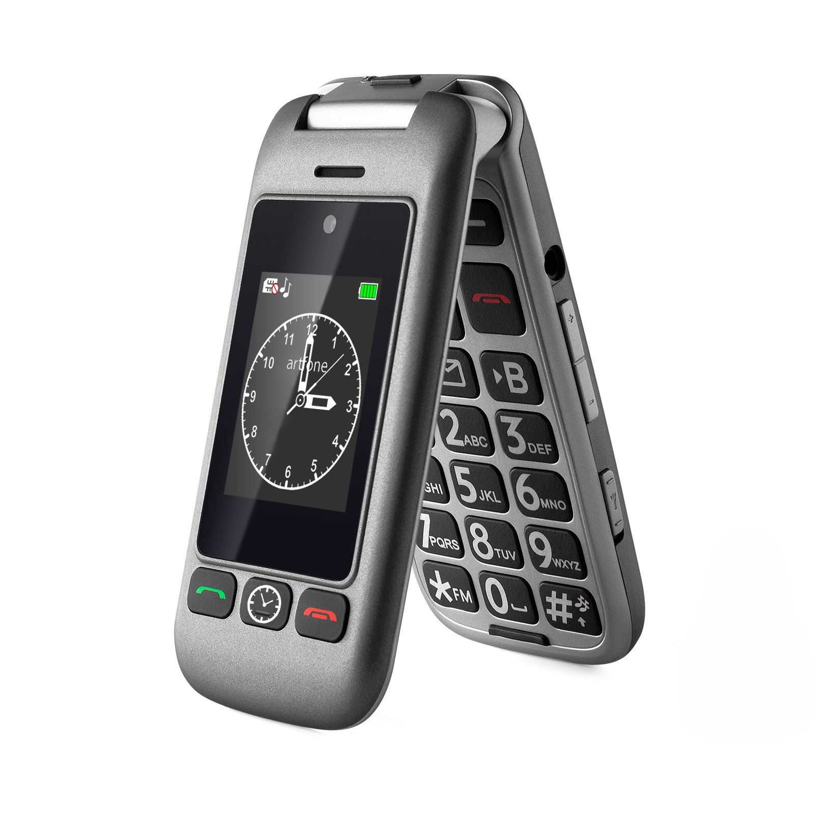 artfone factory G6 mobile phones 4g cellphones elderly big button speaker flip feature phone for seniors