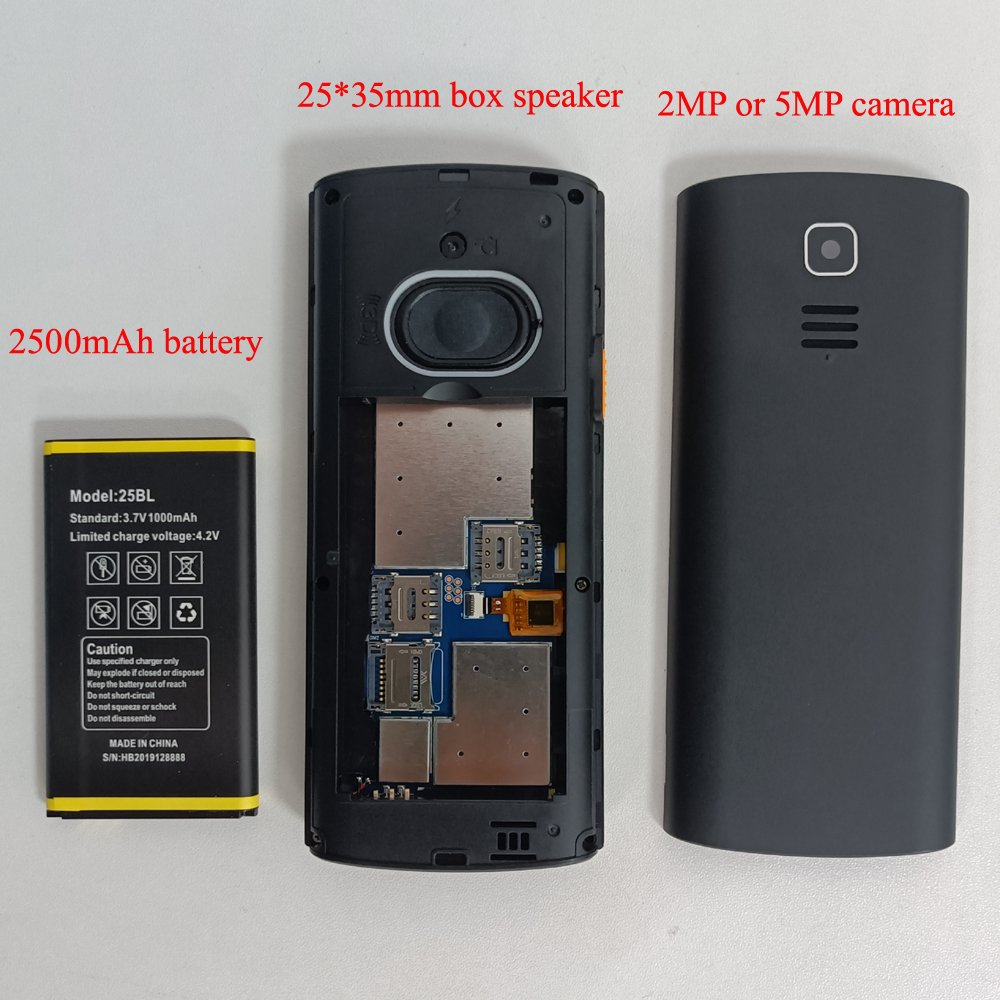 Oem 4G Android Smart Button Feature Mobile Phones With Wifi Hotspot 2.8 Inch Touch Scree Android Keypad Phone 4G