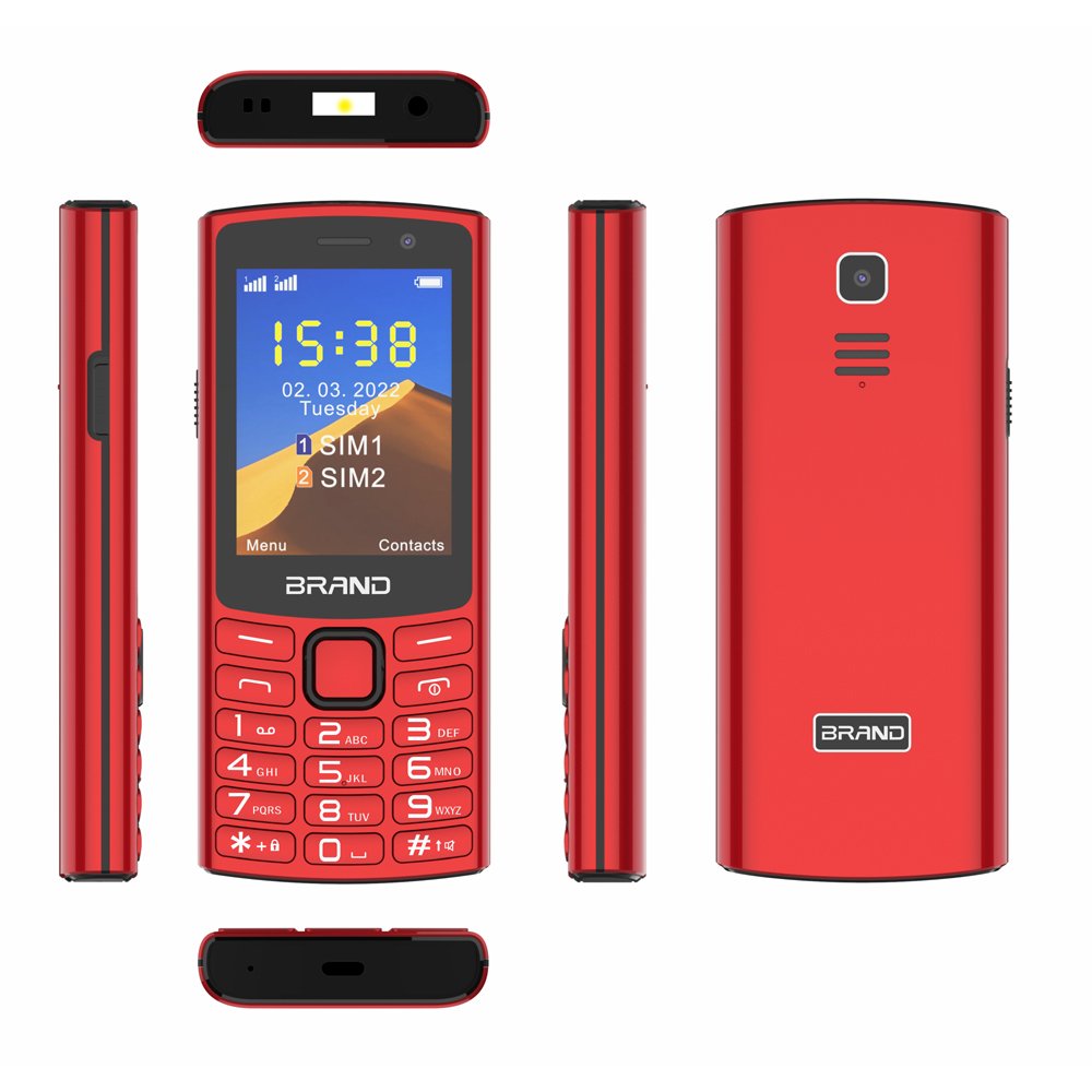 Oem 4G Android Smart Button Feature Mobile Phones With Wifi Hotspot 2.8 Inch Touch Scree Android Keypad Phone 4G