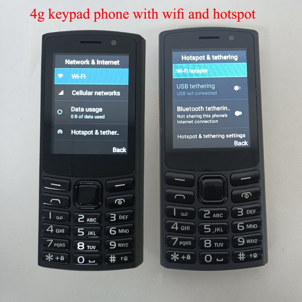 Oem 4G Android Smart Button Feature Mobile Phones With Wifi Hotspot 2.8 Inch Touch Scree Android Keypad Phone 4G