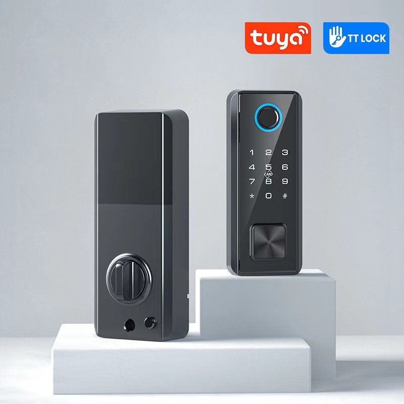 Fingerprint Smart Lock Tuya TTlock Automatic Sensor Keypad Card Code Mobile Phone Remote Control Digital Door Locks