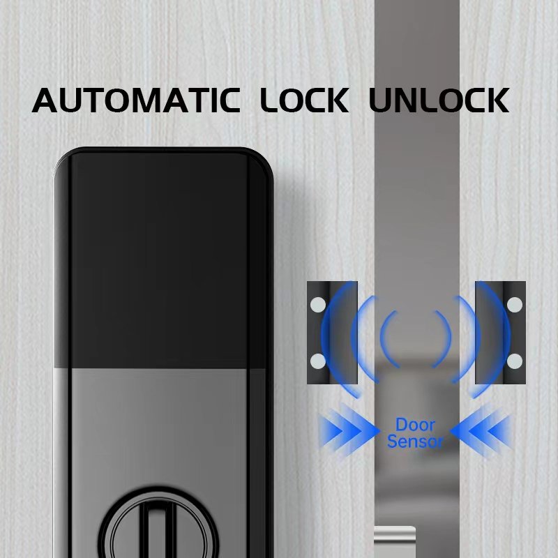 Fingerprint Smart Lock Tuya TTlock Automatic Sensor Keypad Card Code Mobile Phone Remote Control Digital Door Locks