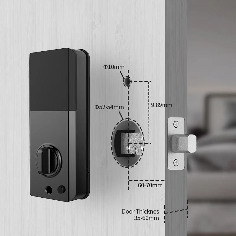 Fingerprint Smart Lock Tuya TTlock Automatic Sensor Keypad Card Code Mobile Phone Remote Control Digital Door Locks