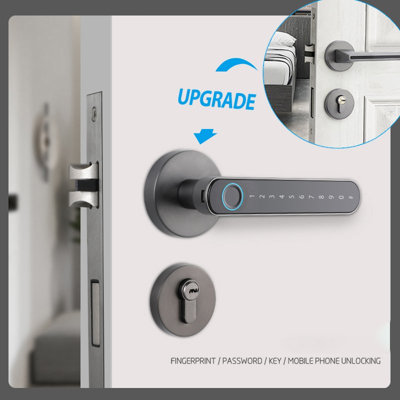 Hot selling Tuya TTlock Smart Door Locks Digital Lock Home Keyless Smart Door lever Lock
