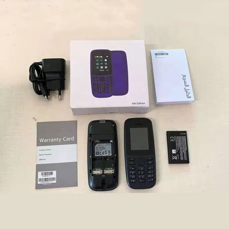 Wholesale mobile Phone 105 Single Or Dual Sim English Keyboard Original Unlocked Phone Nokia Mobile Phones For Nokia 105