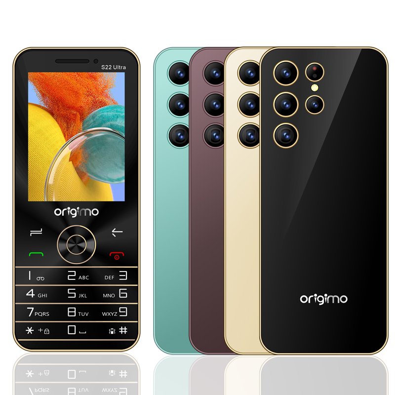 2.8 Inch Screen Three SIM Card Low Price Feature Phone Wireless FM Radio Keypad Mobile Phone