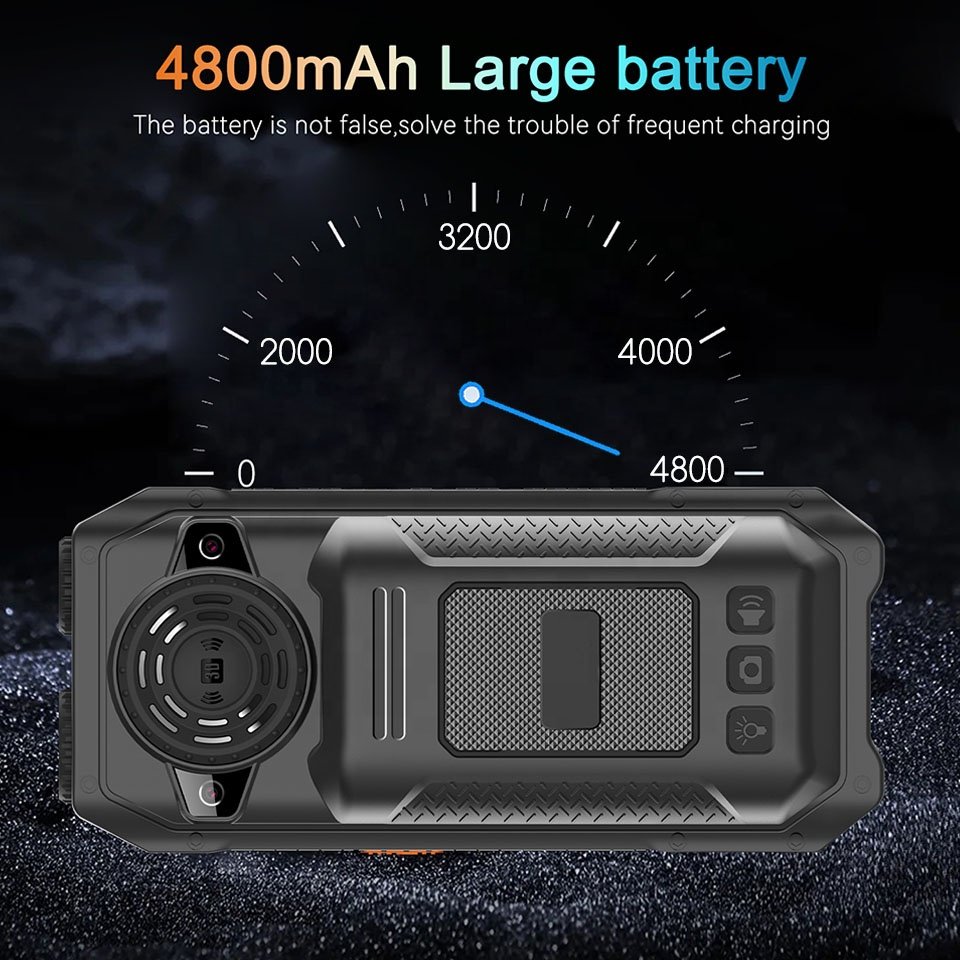 UNIWA M6000 Powerful LED Torch 2.4 Inch Display Screen 4 SIM Card Power Bank Function big battery mobile phone