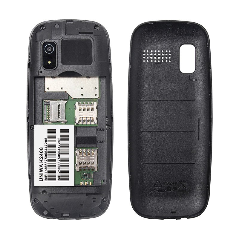 UNIWA K2408 2.4 Inch Telefon KaiOS Senior Phone Support Whatsapp Wifi GPS 4G Keypad Feature Phone