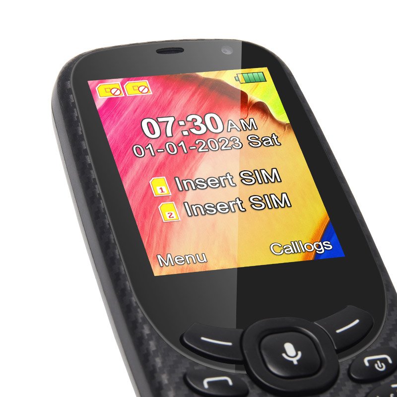 UNIWA K2408 2.4 Inch Telefon KaiOS Senior Phone Support Whatsapp Wifi GPS 4G Keypad Feature Phone