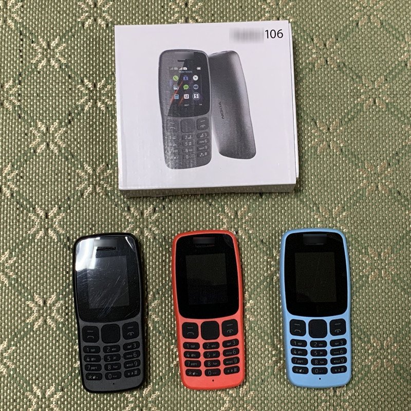 106 GSM 2G Feature Phone Non-intelligent 2G Dual Card Student Seniors Keypad Mobile Phone