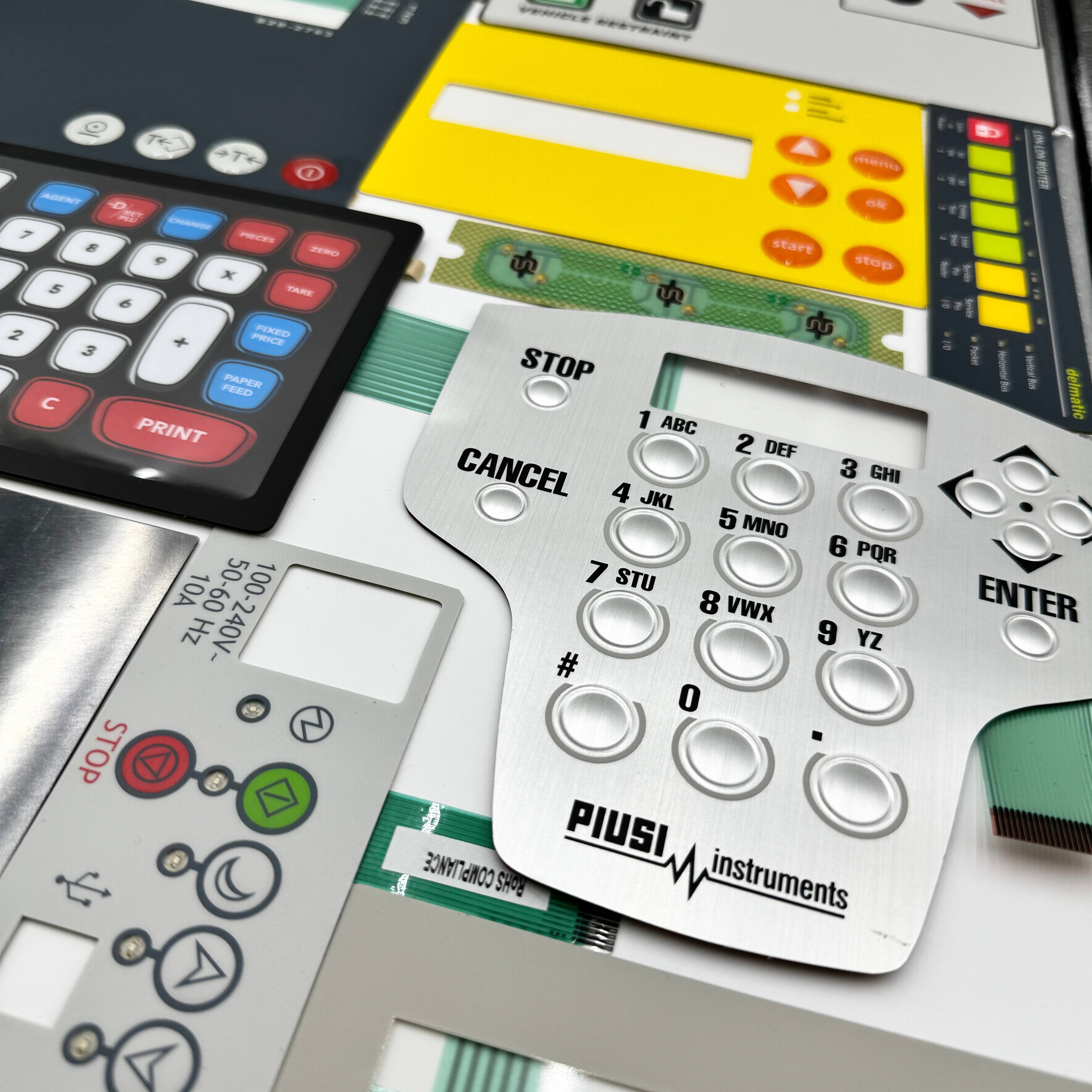 Custom Membrane Switch Keyboard Make Molds For Your Products,Custom Membrane Buttons/keypad LOGO Color And Size