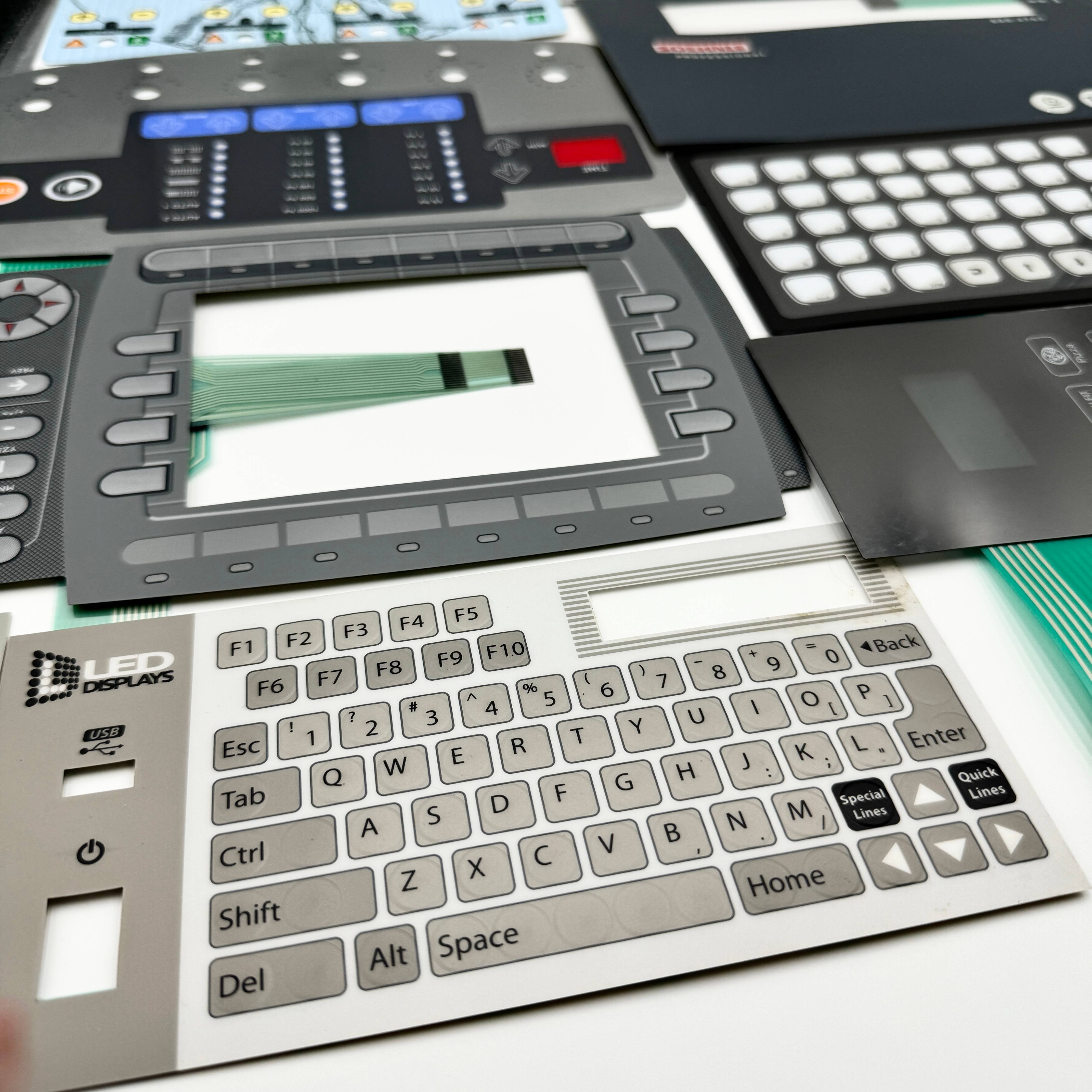 Custom Membrane Switch Keyboard Make Molds For Your Products,Custom Membrane Buttons/keypad LOGO Color And Size