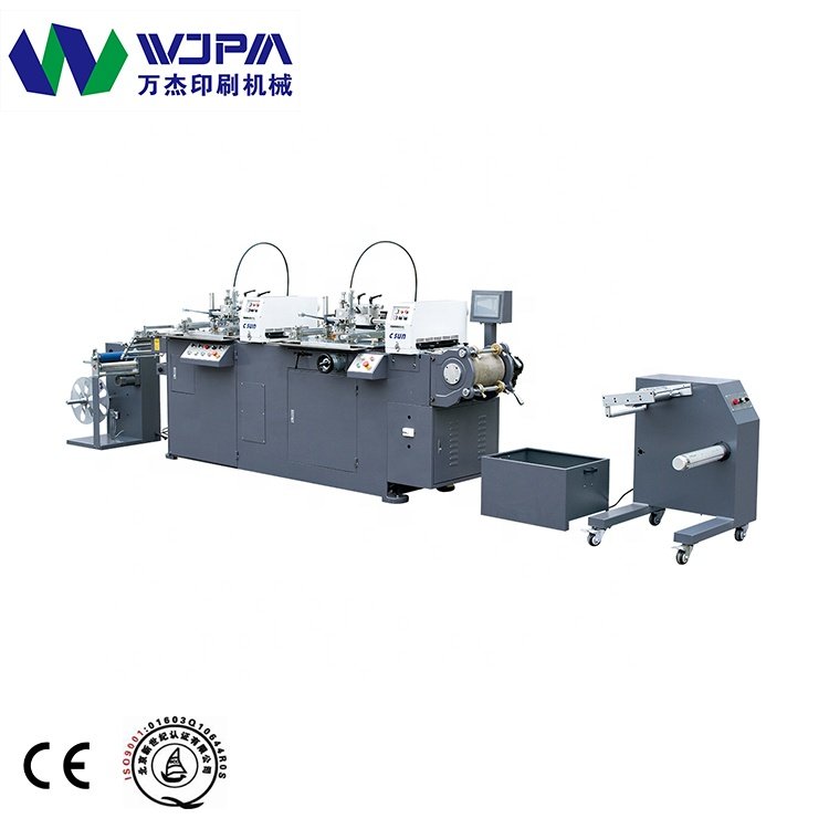 Automatic Double Station Roll to Roll Flatbed mobile phone keypad silk screen printing machine
