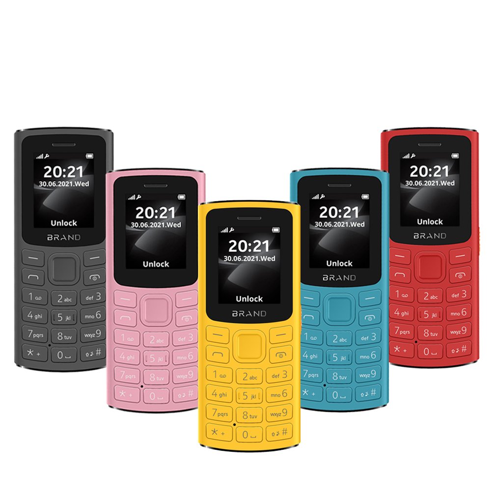 Factory 1.77 inch TFT screen Dual SIM GSM Bar phone unlocked mobile phone Torch celulares Keypad 2G feature phone
