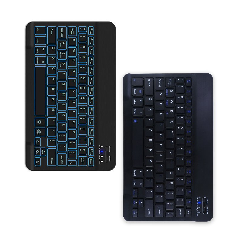 2023 High Quality External Keyboard for iPad Pro Mobile Phone Using Portable Blue Tooth Wireless Keyboard With 7 Color Backlight