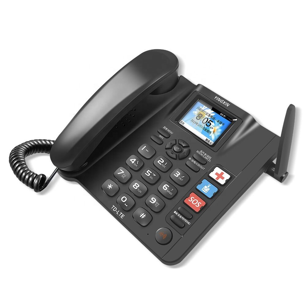 ESN-10C 4G VoLTE Big Key SIM Card Fixed Wireless Desktop phone With WiFi Hotspot