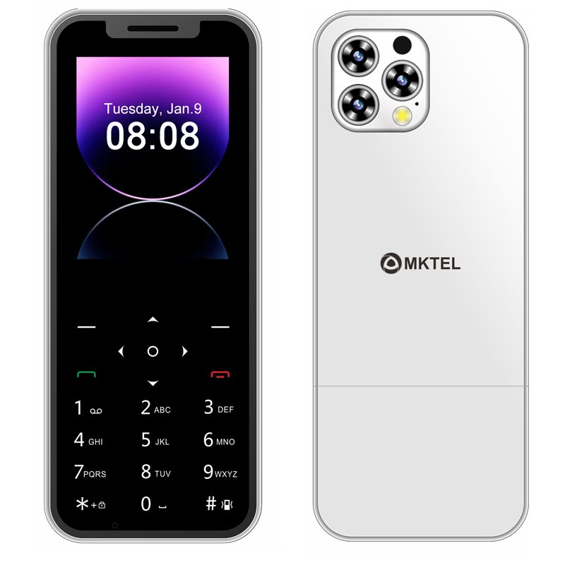 MKTEL m14 Feature Phone Four Sim Card Standby 2.4" Screen 1100mAh Battery MP3 MP4 FM Feature Phone keyboard gaming