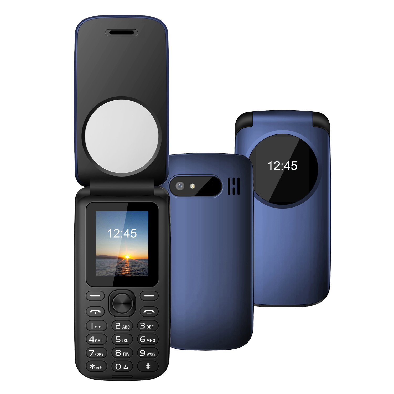 shenzhen manufacturer 2g Gsm 1.77 inch Dual Sim Folding Mobile Phones Old Man Keypad Senior Flip Phone With Good Price