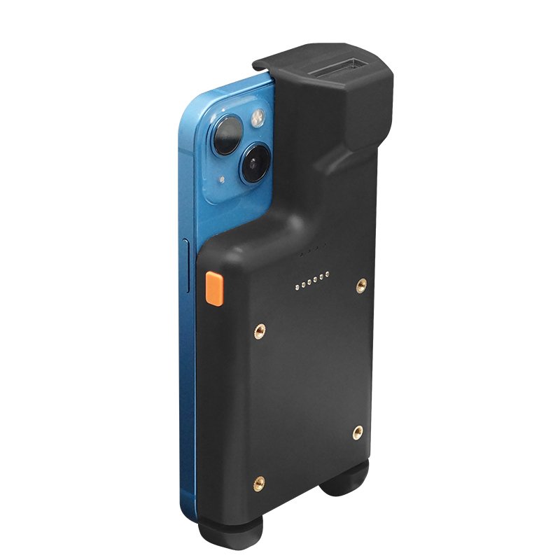 Mobile Phone backclip Barcode Scanner Manufacturer android rug pda PDF417 Data Matrix Code Compatible with iPhone Android Phone