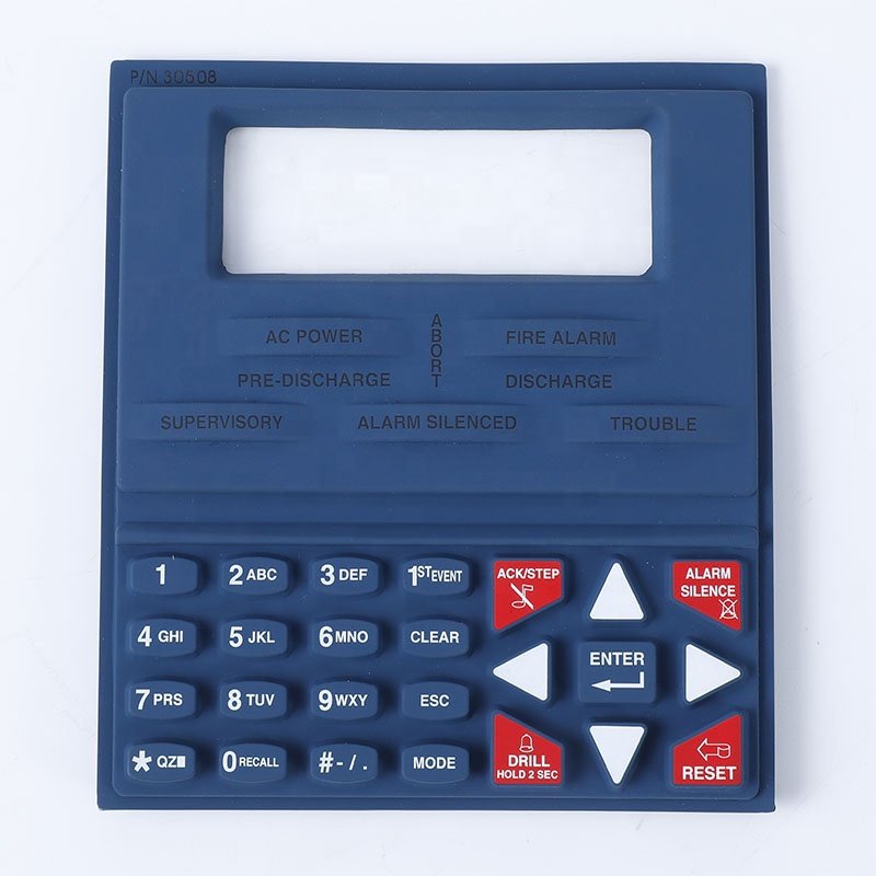 custom cheap low price single sim card film water meter ip68 keypad for gate opener silicone keypad