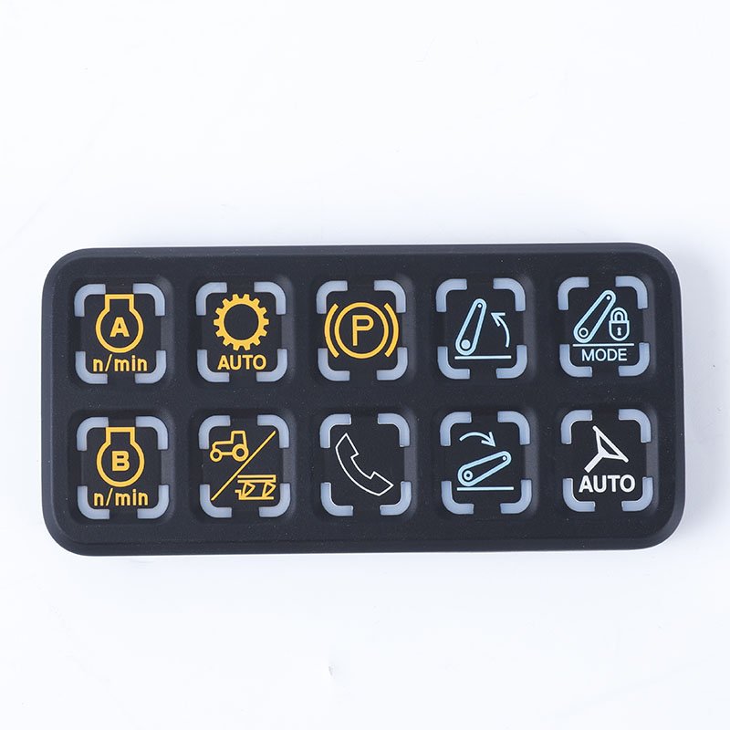 custom cheap low price single sim card film water meter ip68 keypad for gate opener silicone keypad