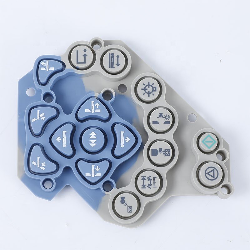 custom cheap low price single sim card film water meter ip68 keypad for gate opener silicone keypad