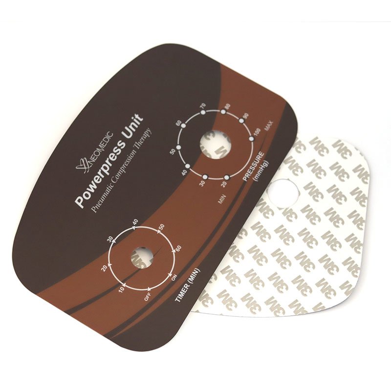 Strong Adhesive Custom Die Cut Overlay PC Panel Label Sticker Equipment Control Keypad Front Panel Sticker