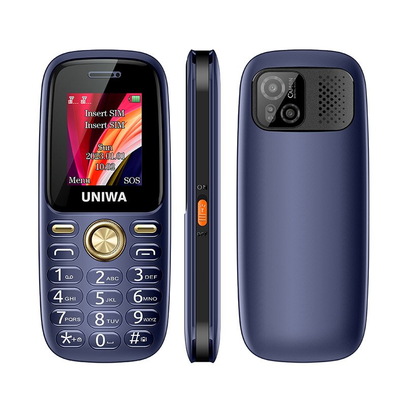 1.77 inch Screen Dual SIM Card 25BI Big Battery Fashion Design Low Cost GSM Feature Mobile Phone
