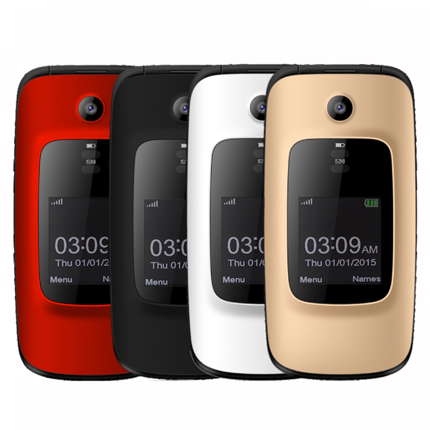 Factory price product high quality 2.0 inch GSM folding keypad dual screen quad band handy phone mobile phones senior phone
