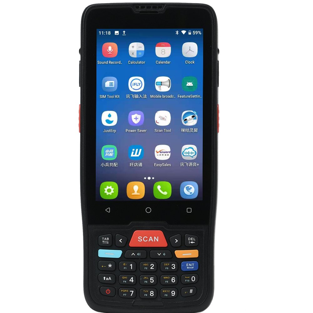 Unimes U71 Android 9.0 Os best rugged mobile phone india 4 Inch Screen keypads Handheld Pda