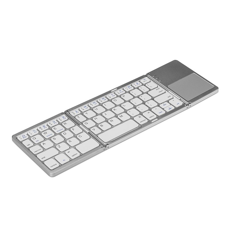 Digital Style Portable Mini Three Fold Bluetooth Keyboard For Computer Tablet Phone Wireless Rechargeable Foldable Keyboards
