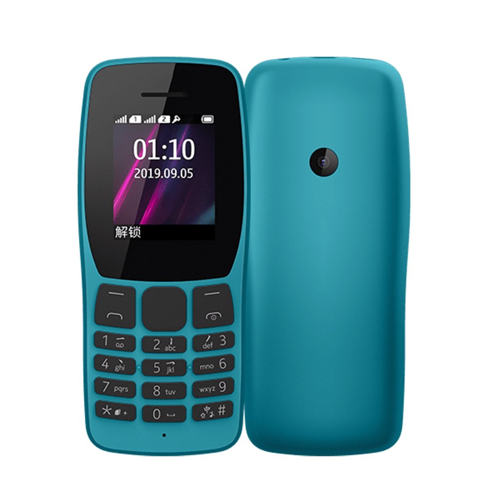 Wholesale 5310 150 105 106 210 feature cellphone Original Bar phone For Nokia 110 2019 used mobile phones 2SIM keypad phone