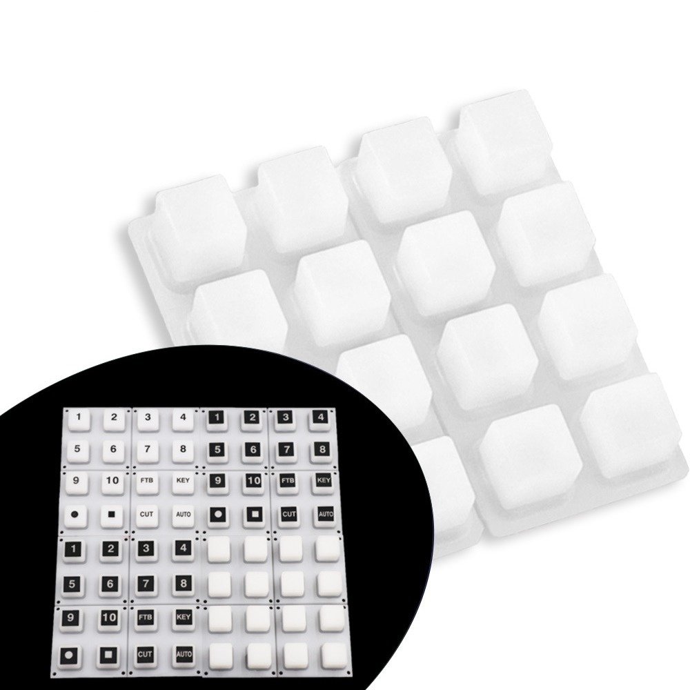 Wholesale PU Coatings Silicone Rubber Keypad For Car Panel POS Terminal Press Push Button