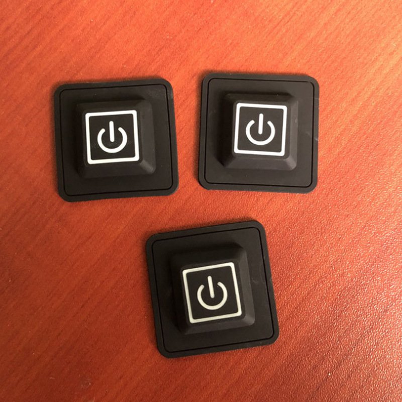 Wholesale PU Coatings Silicone Rubber Keypad For Car Panel POS Terminal Press Push Button