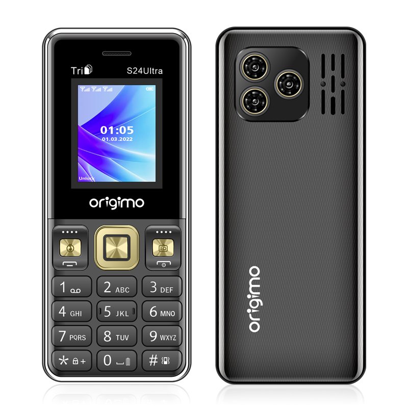 1.77 Inch Screen Three SIM Card Low Price Feature Phone Wireless FM Radio Keypad Mobile Phone