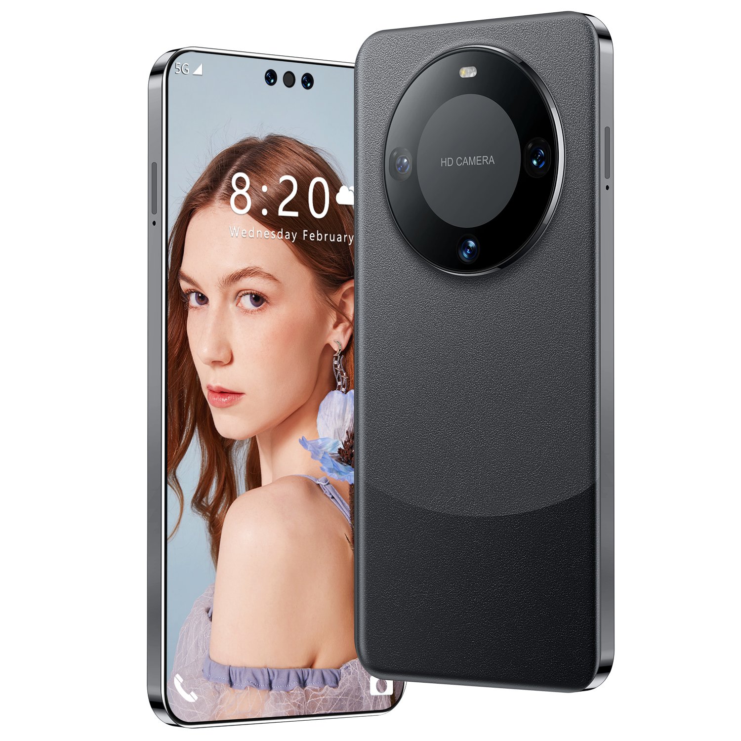 2022 Hot Selling Mate Full Display Android 10.0 Mobile Cell Smart Phone 60 Pro12gb+512gb 7.3 Inch 5g Keypad Mobile >7"