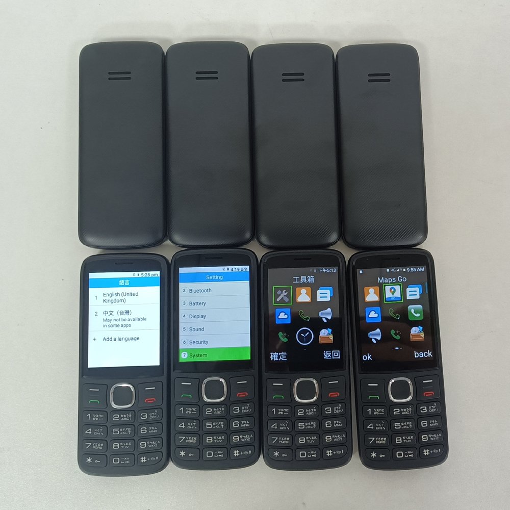 full keypad volte android mobile phones cell cellphone USA Bands customize MTK6761 4g smart button android keypad mobile phone