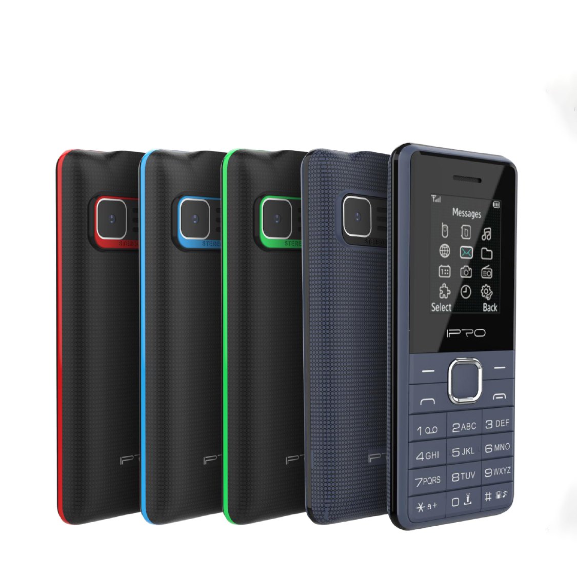 A18 New Model Low Price Cheap Phone 1.77 Inch Phones IPRO Africa GSM TFT Bar Feature Phone VGA Full Set Keypad Dual Sim