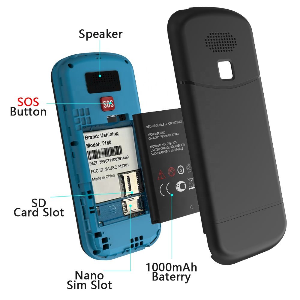 Feature GSM Mobile Phones Wholesale Low Price Fast Delivery Big Keypad Cellphones Factory Direct Selling Brand New
