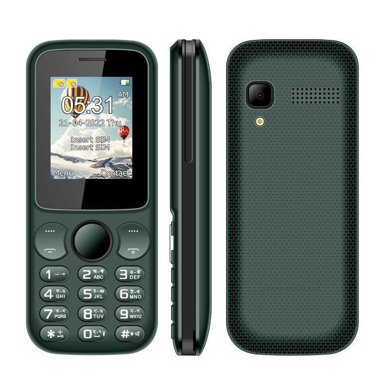 Low Price 1.77 Inch Dual SIM Card Big Button Senior China Mobile phone ECON G17 One Camera OEM Keypad Feature Phones