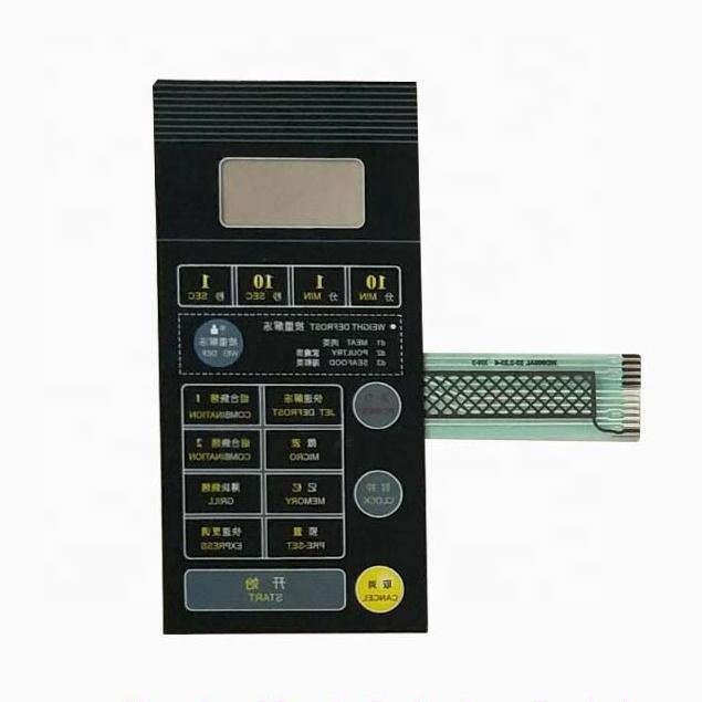 Waterproof silicone rubber keypad custom membrane switch with CE/ROHS for mobile phone