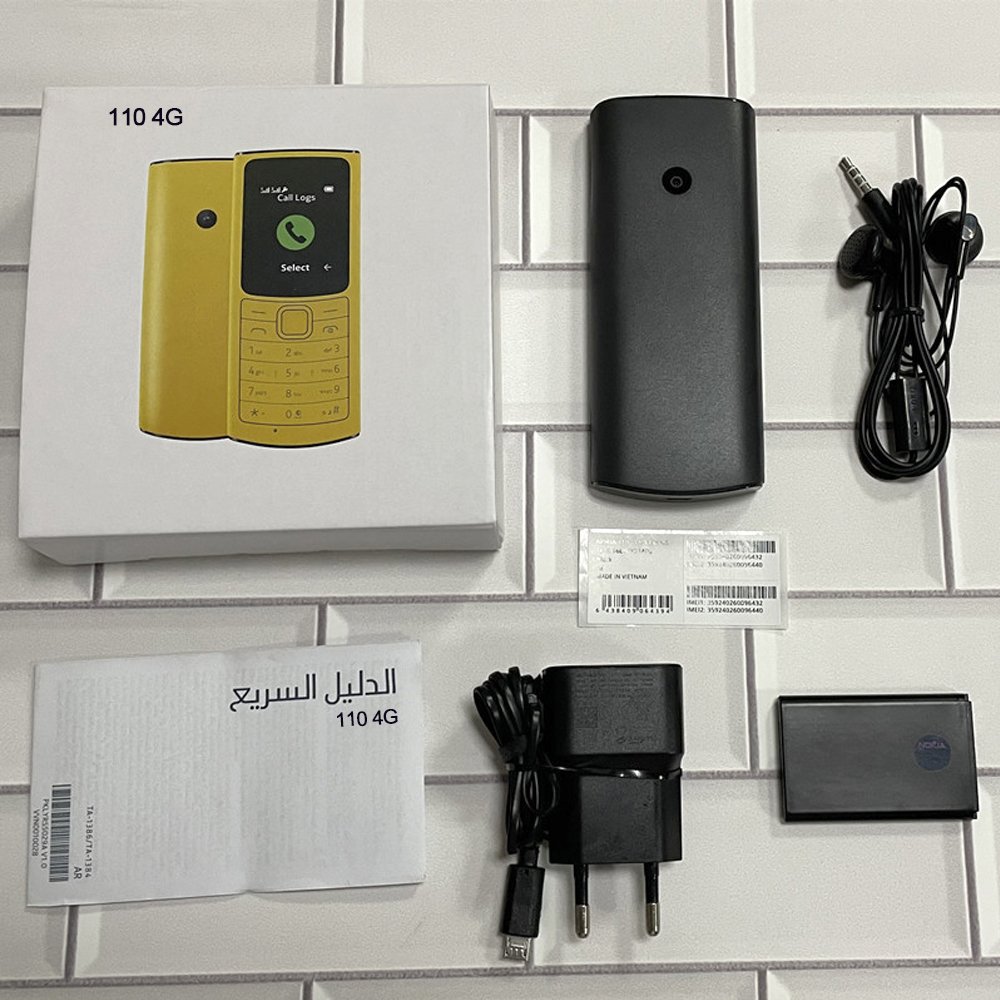 Original Bar feature phone For Nokia 110 2021 4G Dual SIM unlocked Cheap keypad mobile phones wholesale 105 6300 4G