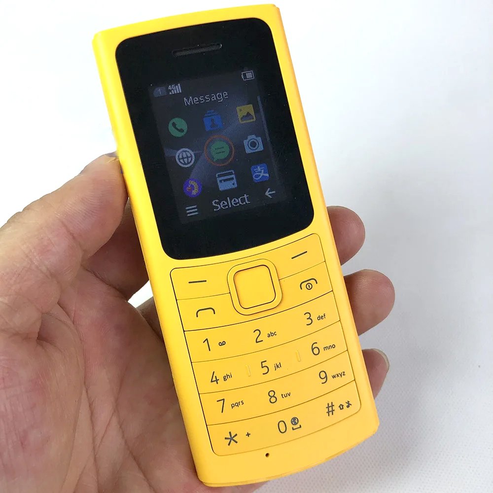 Original Bar feature phone For Nokia 110 2021 4G Dual SIM unlocked Cheap keypad mobile phones wholesale 105 6300 4G