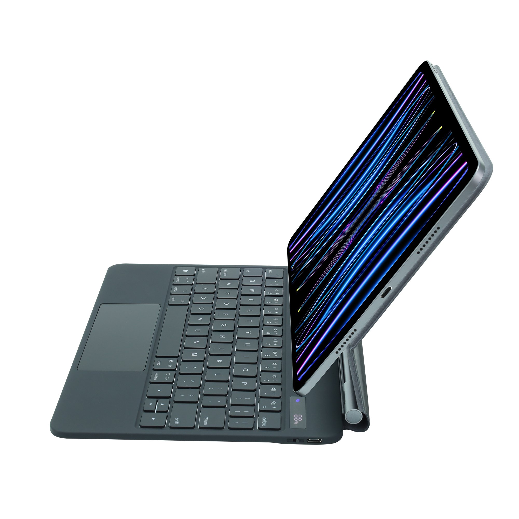 Custom Spanish Magic Keyboard For Apple IPad Pro 11 12.9 Inch Air 4 5 Tablet Laptop Smart Keyboards Case Magnetic Backlight